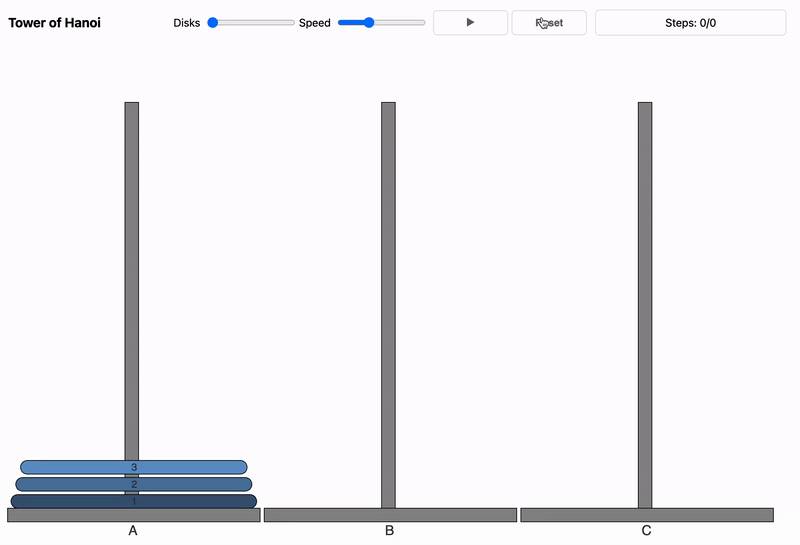 Tower of Hanoi Animation
